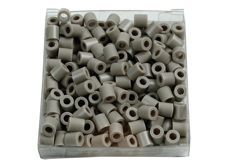 Kralen - strijkkralen - NABBI - midi - grijs - set van 1100