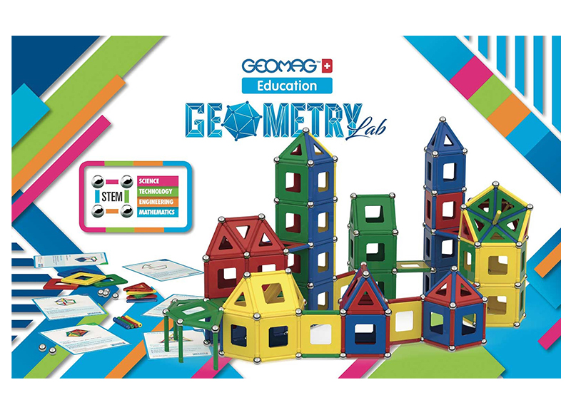 Bouwset - Geomag Education Geometry Lab Recycled - magnetisch - set van 284