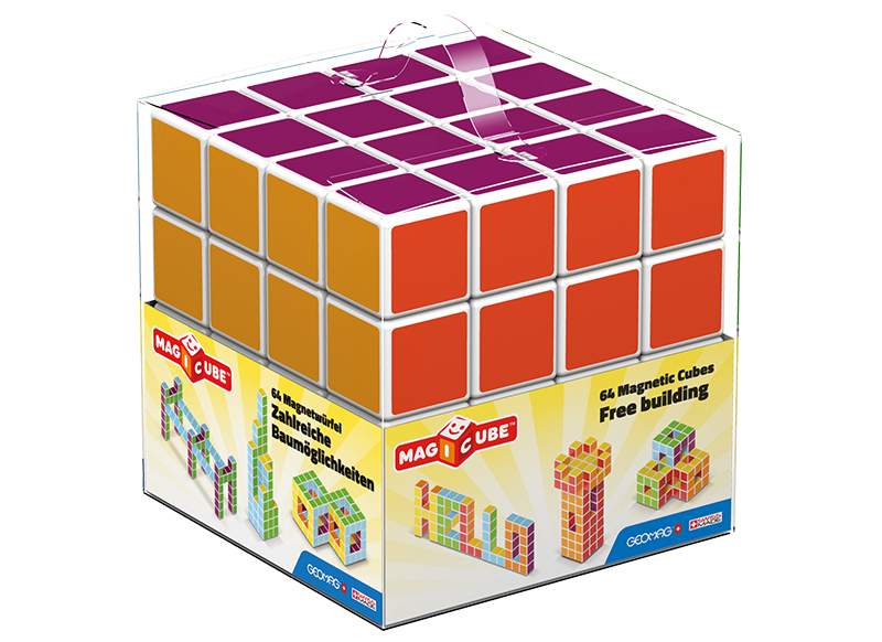 Bouwset - Geomag Magicube Art Building Crystal - magnetisch - set van 64