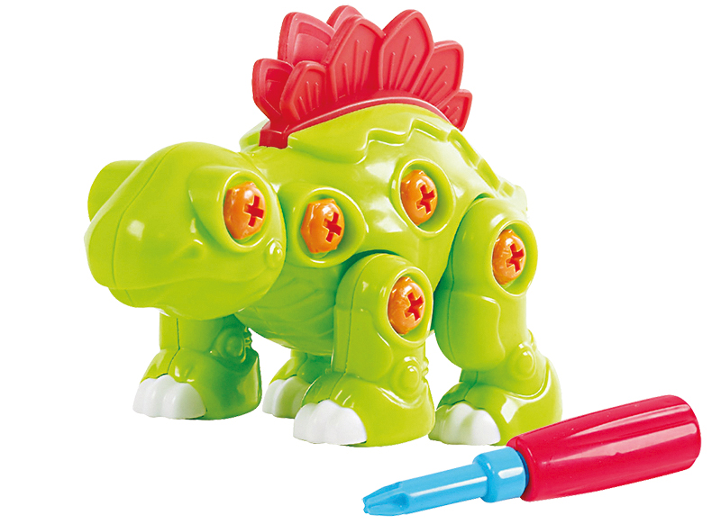 Dinosaurussen - schroeven - motoriek - set van 3 assorti