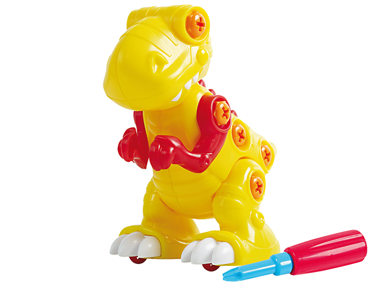 Dinosaurussen - schroeven - motoriek - set van 3 assorti