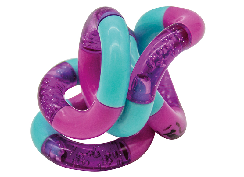 Fidget - Tangle Jr. Classic Neon & Sparkle - per stuk