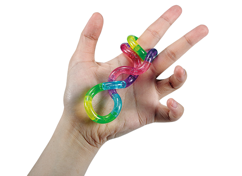 Fidget - Tangle Jr. Classic Neon & Sparkle - per stuk