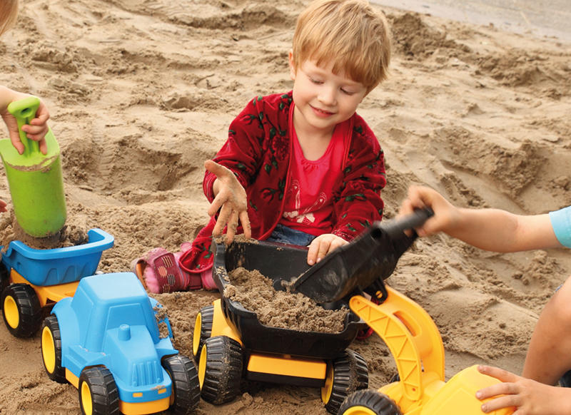 Voertuigen - Beleduc - truck - zand - per stuk
