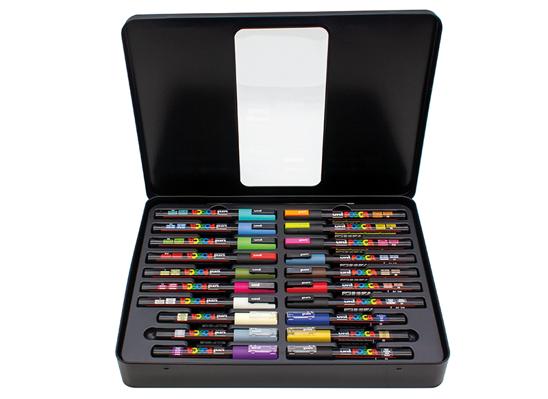 Stiften - verfstiften - Posca Street Art - set van 20 assorti
