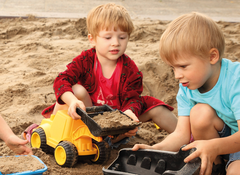 Voertuigen - Beleduc - graafmachine - zand - per stuk
