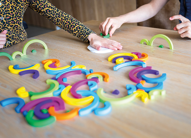 Spel - denkspel - BS Toys Speed Bows - snelle bogen - nabouwen - per spel