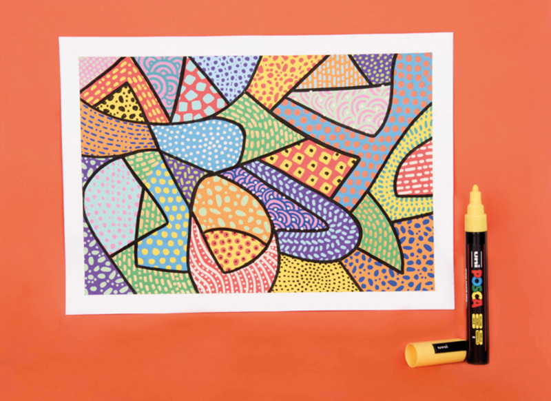 Stiften - verfstiften - Posca Graffiti - set van 20 assorti