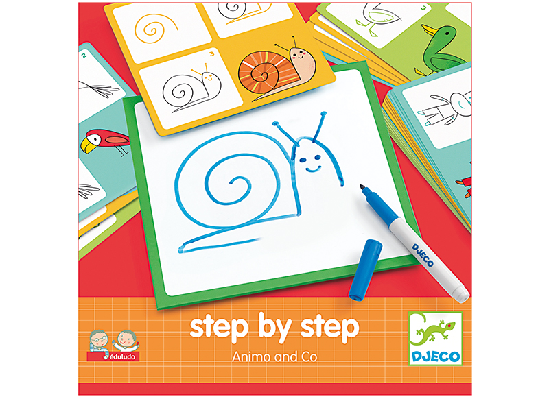 Tekenen - Djeco - step by step - per set