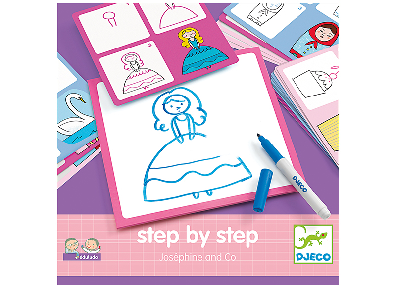 Tekenen - Djeco - step by step - per set