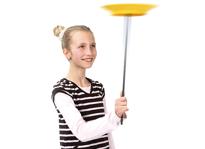 Borden - met stok - in de lucht - circus - per set