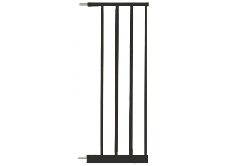 Veiligheidshekken - noma - verlengstuk 28cm flexigate - per stuk - leverbaar in wit-zwart