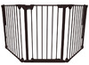 Veiligheidshekken - 3-panelen hek - wit, zwart