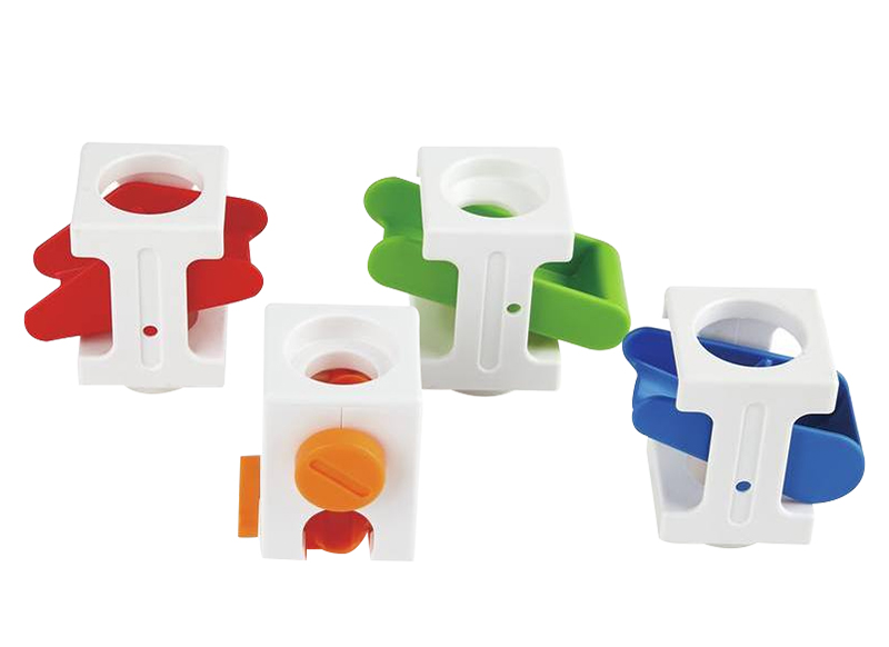 Knikkerbaan - Quadrilla - Besturingsblokken - set van 4