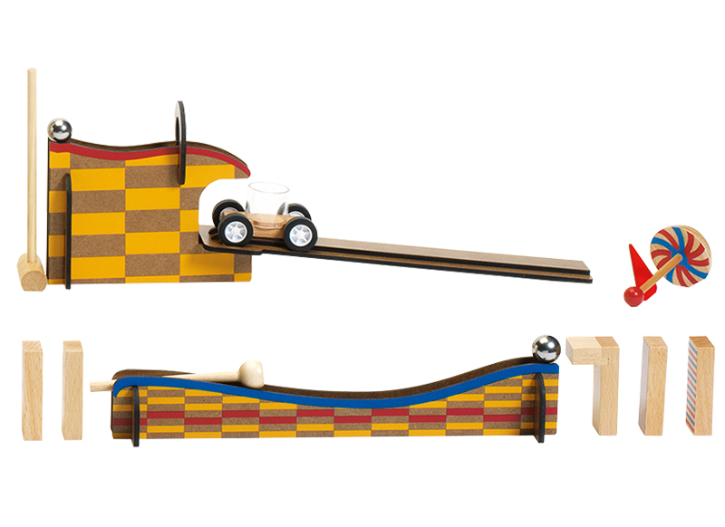 Bouwspel - Djeco - Zig & Go - set 2 - actie-reactie - per spel