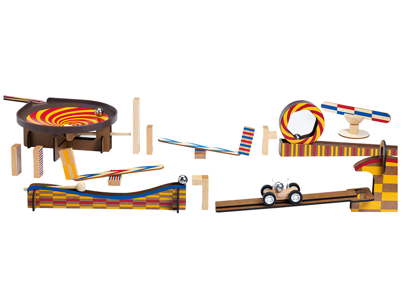 Bouwspel - Djeco - Zig & Go - set 2 - actie-reactie - per spel