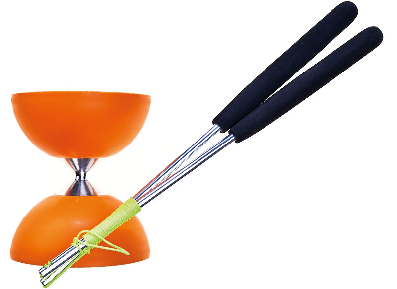 Klein bewegingsmateriaal - circus - diabolo - per stuk - leverbaar in 7 kleuren