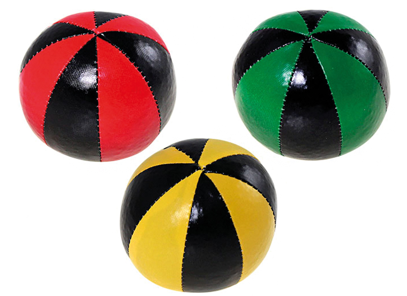 Klein bewegingsmateriaal - circus - jongleerballetjes -  set van 3