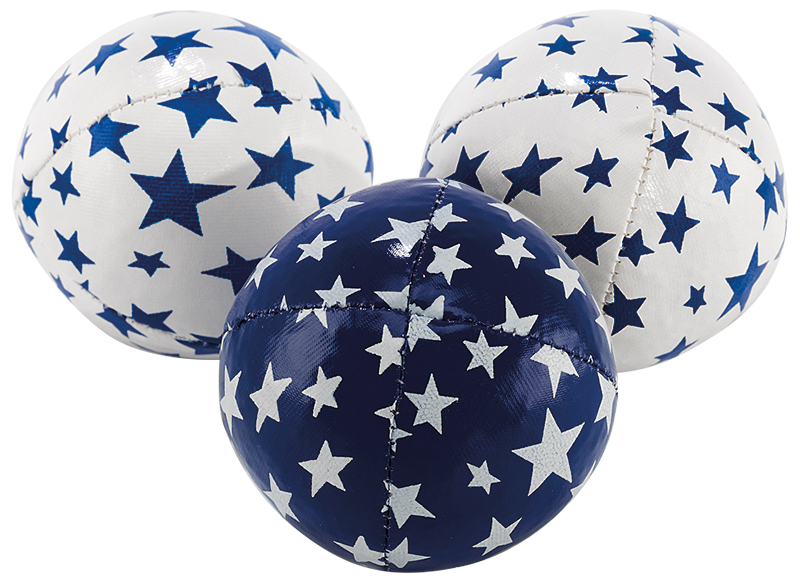 Klein bewegingsmateriaal - circus - jongleerballen junior - set van 3