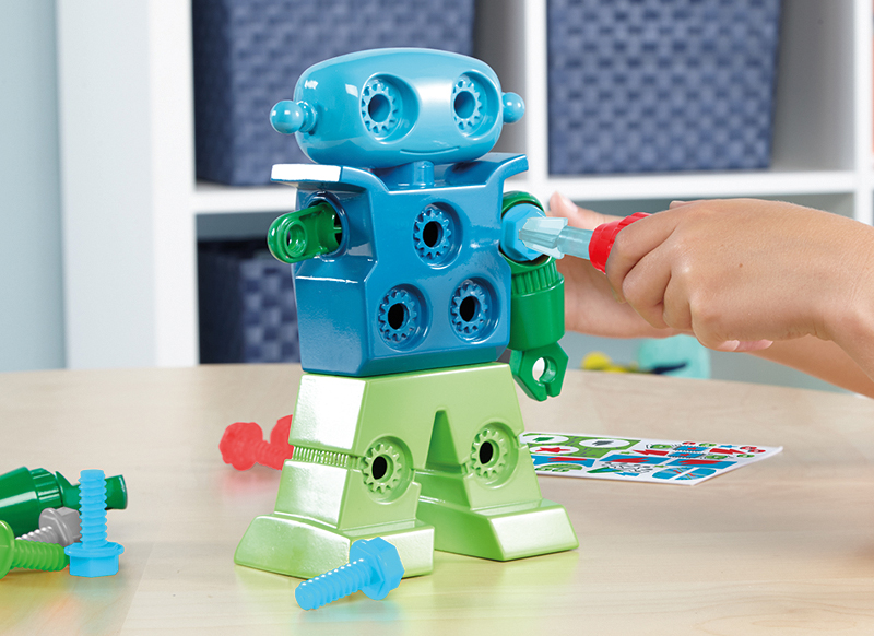 Bouwset - Educational Insights Design & Drill Robot - schroeven - motoriek - per stuk