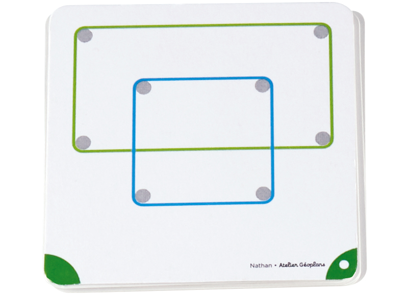 Oog-hand coördinatie - Geoplan - Nathan - activiteitenset - elastieken - per set
