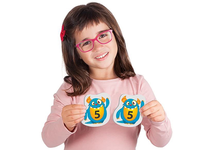 Spel - rekenspel - Akros Friends Of 10 - tellen tot 10 - monsters - per spel