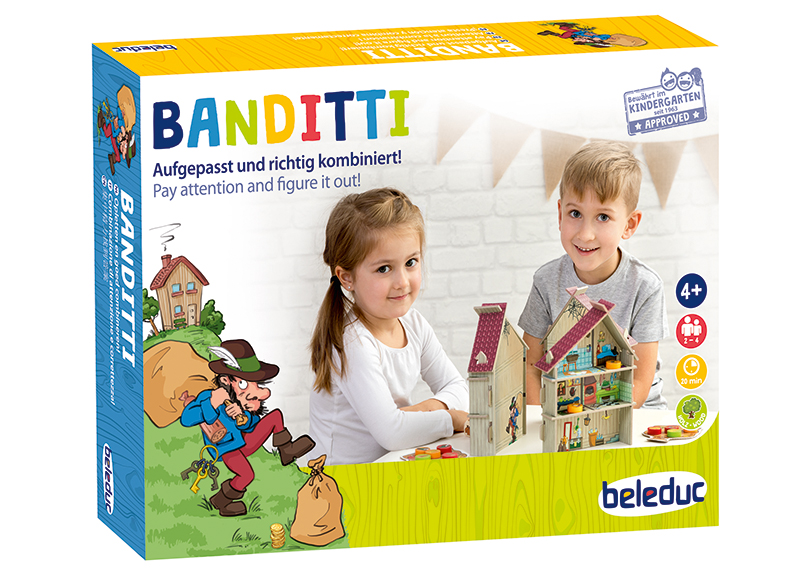 Spel - Beleduc - Banditti - gezelschapsspel - logisch denken - per spel