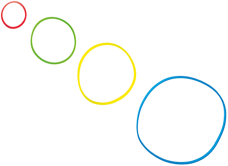 Oog-hand coördinatie - Geoplan - Nathan - elastieken - uitbreiding voor activiteitenset - per set
