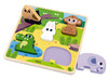 Eerste speelgoed - puzzel - hout - Viga - tactiele puzzel - savanne - per stuk