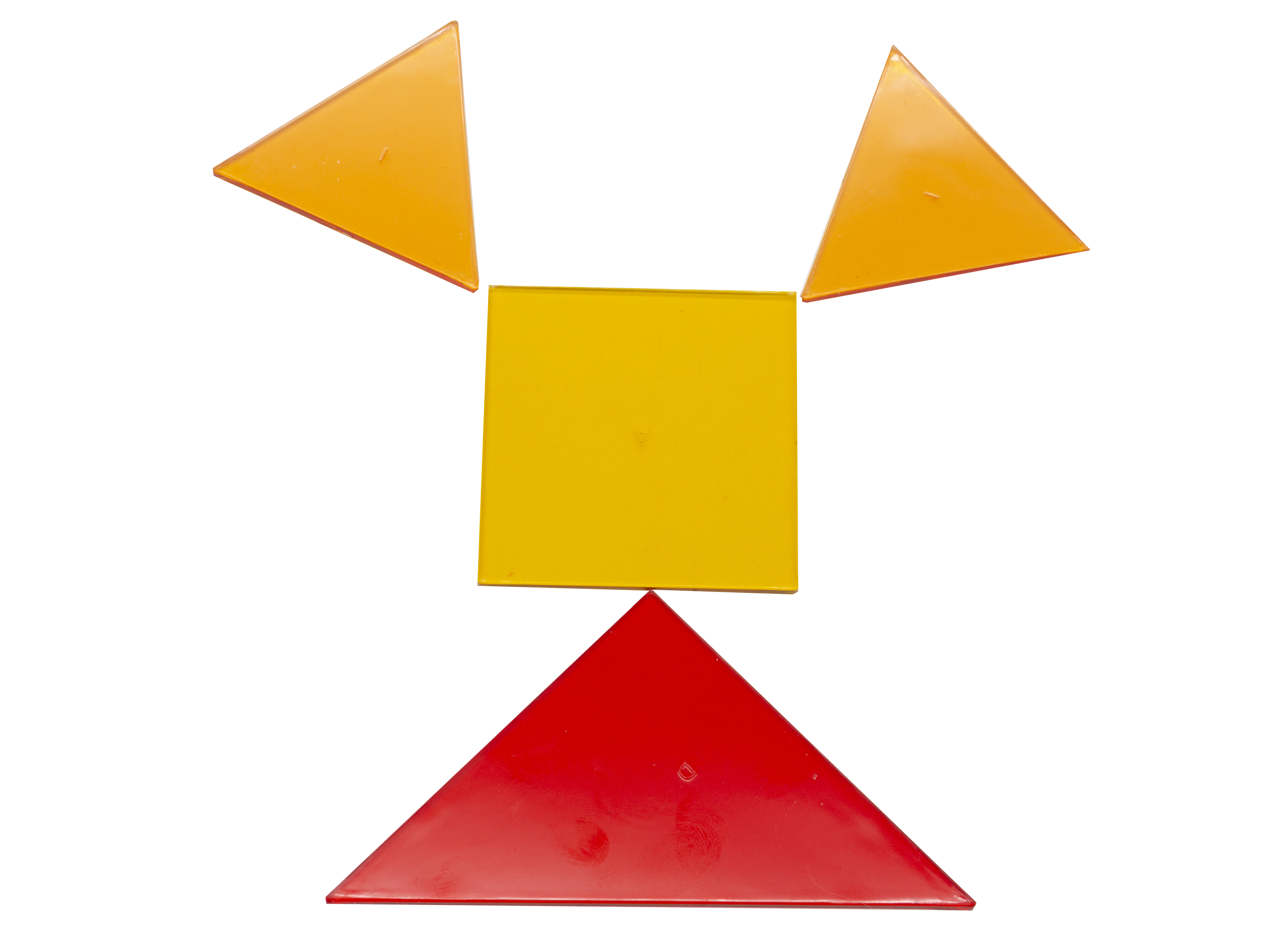 Geometrische vormen - Learning Resources Power Polygons - plastic - transparant - lichtbord - set van 450 assorti