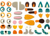 Kleur en vorm - Djeco - Animo - diertjes - nabouwen - per spel