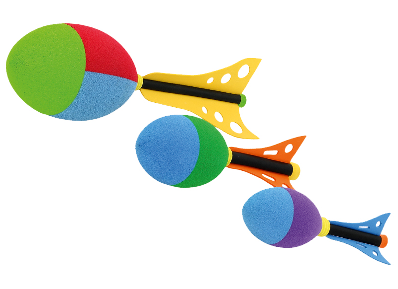Spel - torpedo - raket - 20 cm - foam - per stuk
