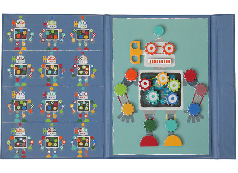 Spel - kleur en vorm - Scratch Edulogic - robot - magnetisch - per spel