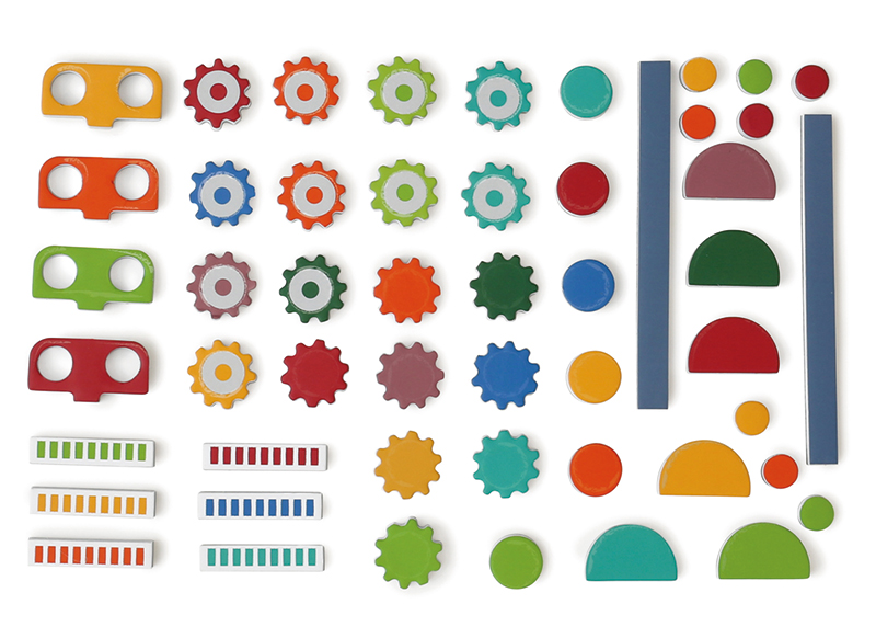 Spel - kleur en vorm - Scratch Edulogic - robot - magnetisch - per spel