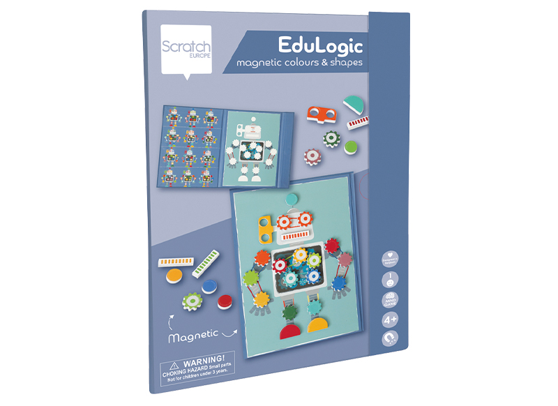 Spel - kleur en vorm - Scratch Edulogic - robot - magnetisch - per spel
