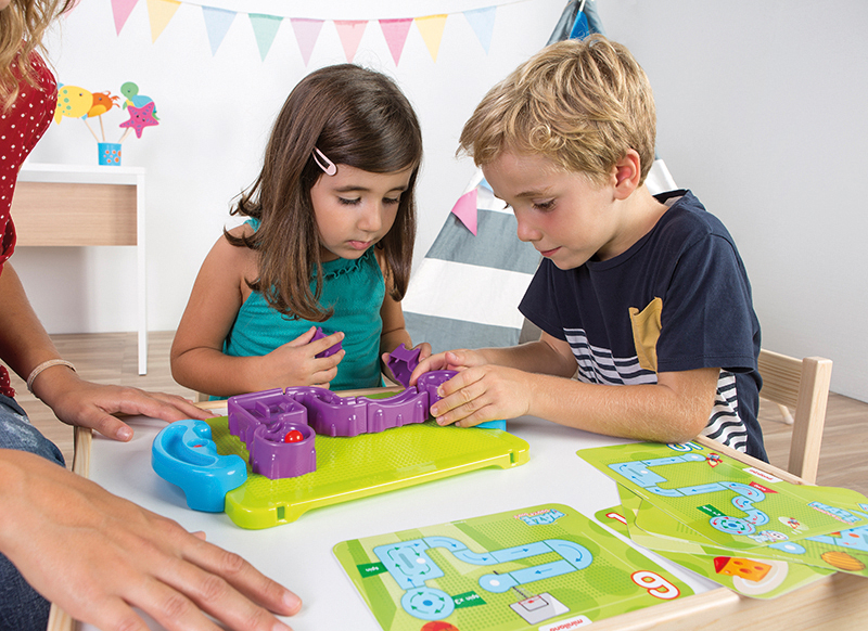 Denkspel - doolhof - Miniland - Maze Balance Board - per spel