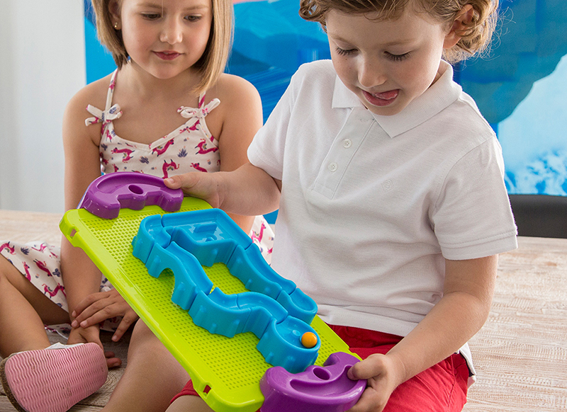 Denkspel - doolhof - Miniland - Maze Balance Board - per spel