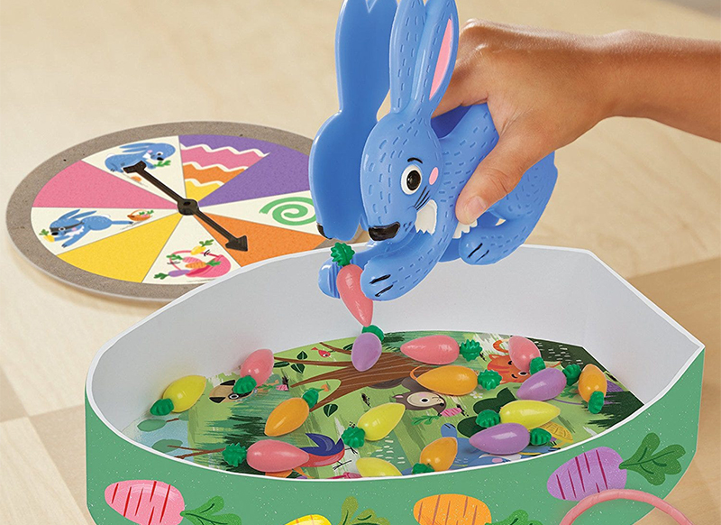 Spel - Educational Insights Hoppy Floppy’s Happy Hunt Game - konijn - fijne motoriek - per spel