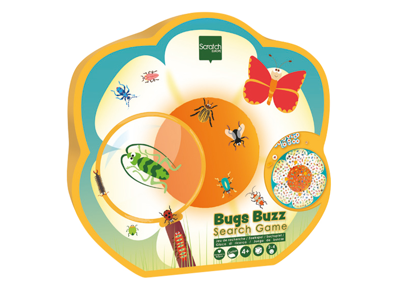 Spel - zoekspel - insecten - kleur en vorm - per spel