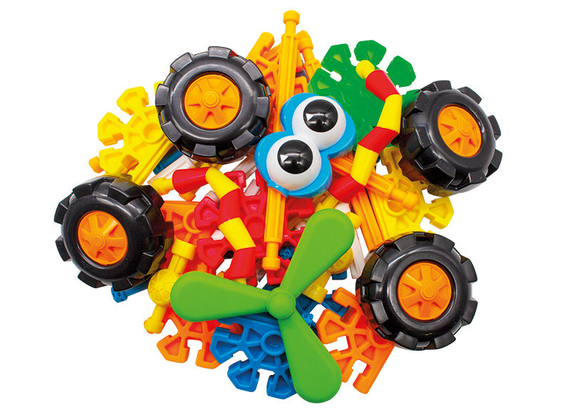 Bouwset - Kid K'Nex Zoomin Buddies Building Set - per set