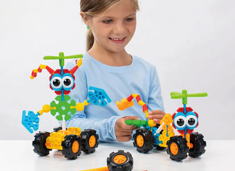 Bouwset - Kid K'Nex Zoomin Buddies Building Set - per set