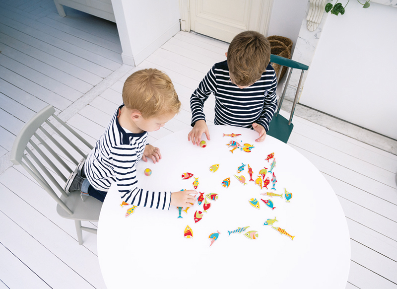 Spel - Zoek Een Vis - kleur en vorm - zoekspel - per spel