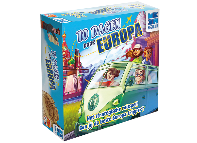 Spel - 10 dagen door Europa - strategisch - didactisch - wereldoriëntatie - per spel