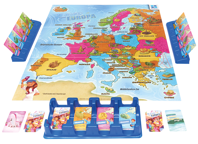 Spel - 10 dagen door Europa - strategisch - didactisch - wereldoriëntatie - per spel