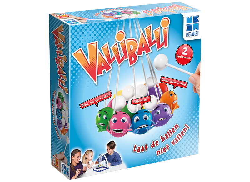 Spel - gezelschapsspel - Valliballi - spel - observatie - strategie - per spel