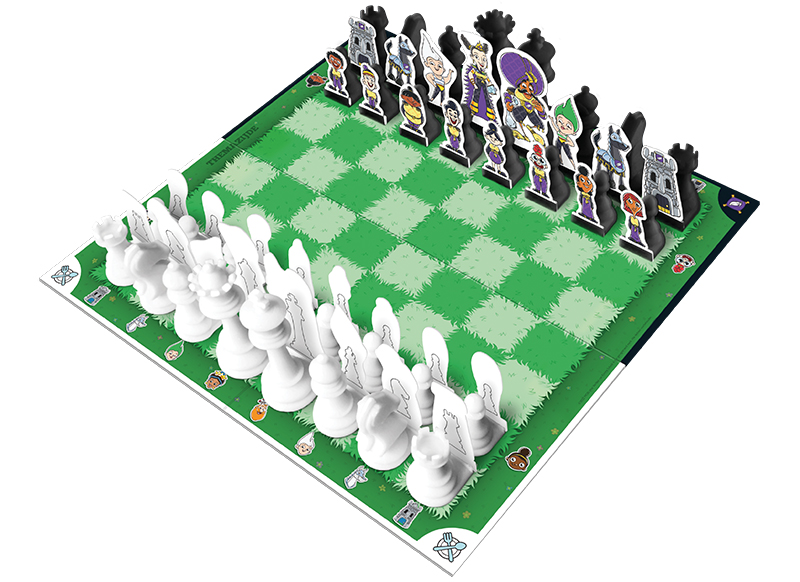 Spel - gezelschapsspel - Koning Schaak - schaakspel - per spel