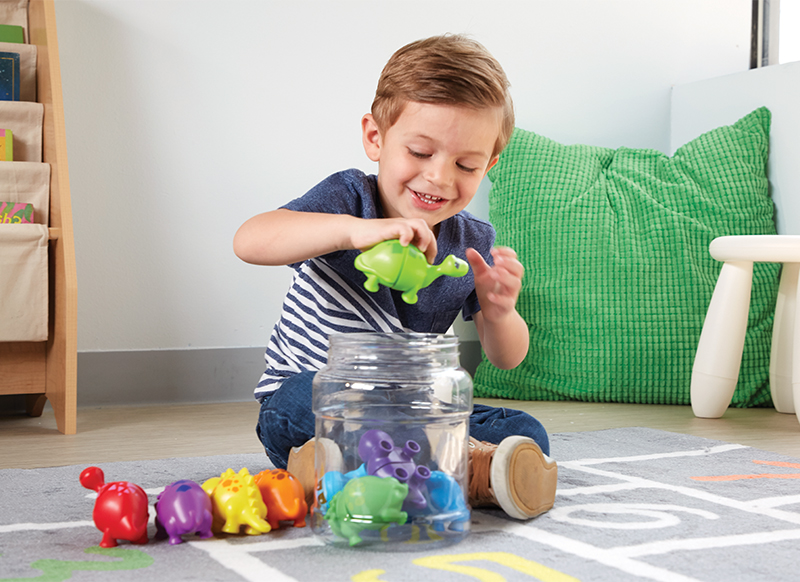 Spel - sorteerspel - Learning Resources Snap-n-Learn Matching Dinos - per set