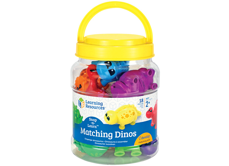 Spel - sorteerspel - Learning Resources Snap-n-Learn Matching Dinos - per set