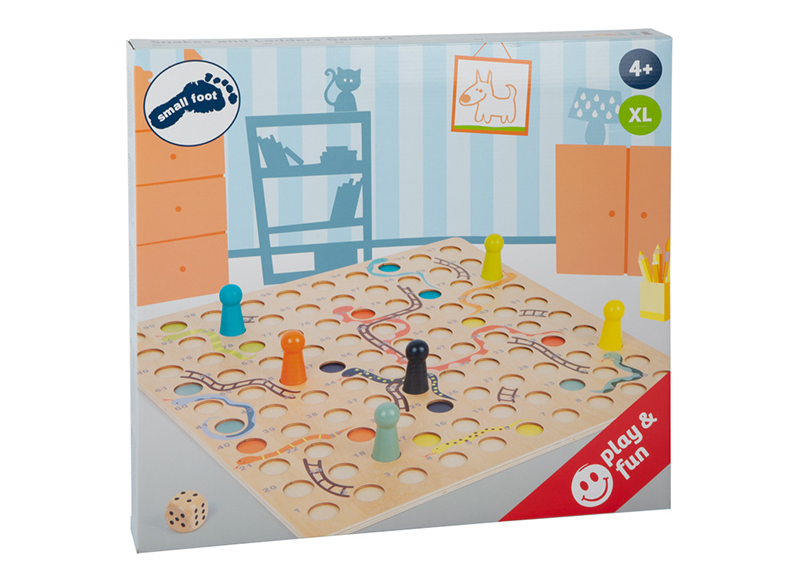 Spellen - Xxl Spellen - Hout - Slang En Ladderspel Xl - per spel