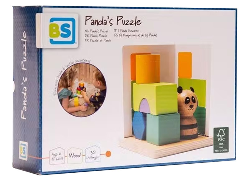 Spel - gezelschapsspel - Panda puzzel - logisch denken - per spel